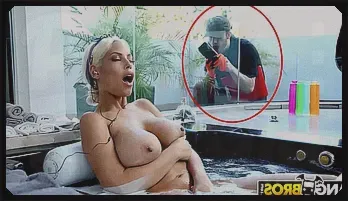 Bridgette B's Sizzling Bath Time with Chris Strokes