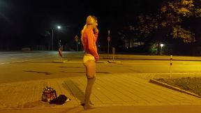 In Underwear on the Streets Night