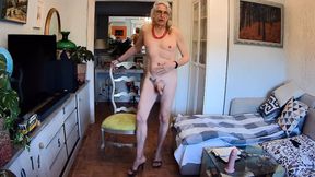 Hooker Carla Plays with Her Feet and a Dildo