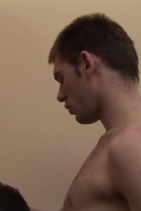 Skinny guy sucks a big cock before getting his hairy ass drilled deep by a horny twink