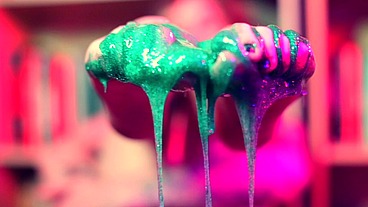Barefoot Stuck in Glue & Masturbation