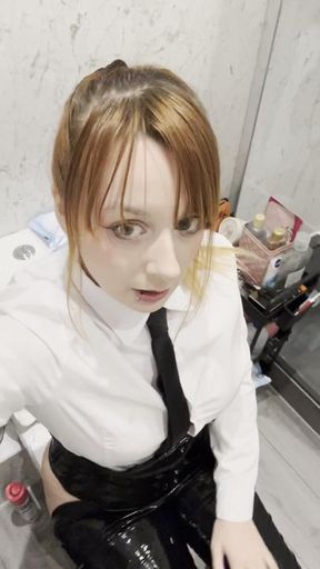 Eat from the toilet!