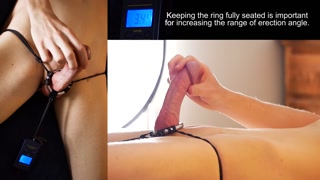 Behind the scenes of a documentary: Double orgasm and weighted cock pulling