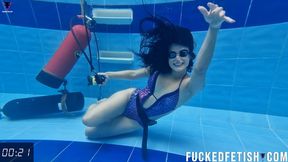 HD Sexy body Moonblack bubbles scuba tank pool training aquatic sound 734