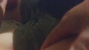 Shes giving me massage in my feet and then my belly button