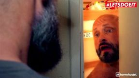 HORNY HOSTEL Angry Czech Blonde Julia Parker Gets Fucked Hard Until She Calms Down