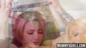 MILF Serene Siren fucks stepdaughter Lola tenderly