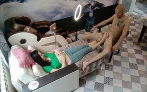 hot milf fucked my cock with her legs