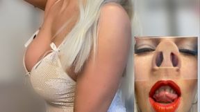 Piggy nose, pussy, stockings MP4
