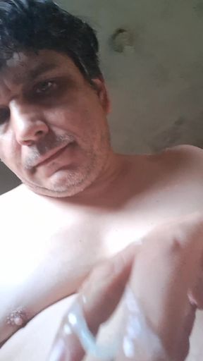My Hand Got Filled with Cum After Masturbating a Lot