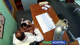 Russian slut gives fakedoctor a sexual favor in a hot POV hospital scene