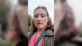 Flashing you my tits whilst walking along the main road into town and talking DIY projects