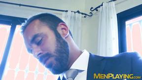 ”Wet blowjob & anal fucking by butler Xavi Duran & master Robbie Rojo”