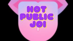 Public JoI (Audio only) with BimboBambi mistress Bambi catches looking up her skirt as punishment she makes you do jerk off instructions in public