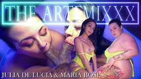two hot big booty latinas julia de lucia and maria bose take on thick light skinned cock artemixxx