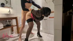 Dildo Threesome, Bathroom Pussy Pounding (cx_film24)