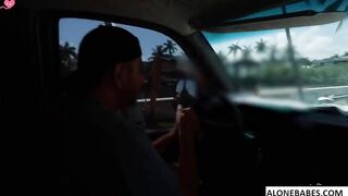Scarlet Rose Wild Redhead - Vacation Hookup with BBC Threesome