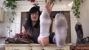 Sweaty Smelly Dirty Socks and Fungus Feet