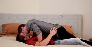 Generous boy and his stepdad make out in flawless gay perversions