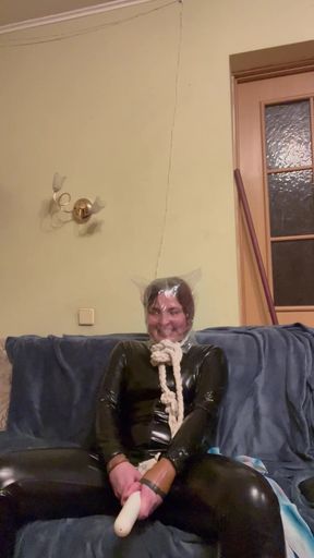 2 Latex Catsuits and 5 Minutes in Plastic Bag