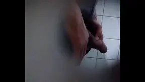 Caught Masturbating in Public: Hot Steamy Gay Hookup in the Stalls – 18+