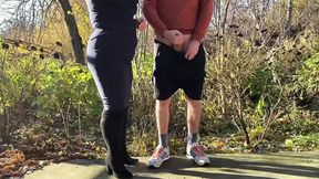 Stepmom seduces me in a secluded park &mdash;  making me reach my peak