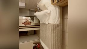 Hot night with my neighbor in a hotel room