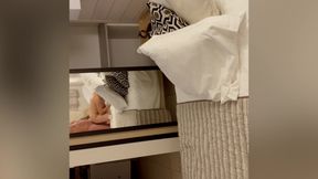 Hot night with my neighbor in a hotel room