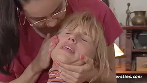 Lesbian Couple Get Off On Kinky & Rough Sex