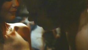 70s sexy shaped brunette milf loves to have hairy pussy licked and fucked
