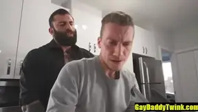 Raw Passion in the Kitchen: Markus Dominates His Young Twink – Steamy StepDaddy Energy 18+