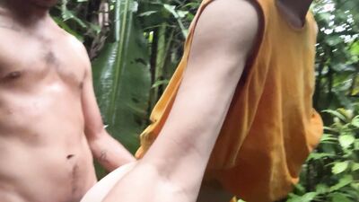4k Sunrise Public Fuck Outside Hairy Milf Saggy Tits Husband Yum Cum Big Bushy Brown Cock