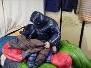 Cum my Puffy down coat Shiny Adidas