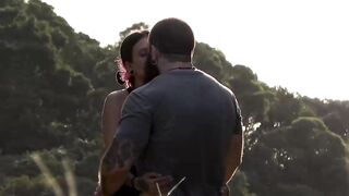 Public-Sex" or "Outdoor Public Sex Fetish - Couple Fucking in Nature with Creampie Finish