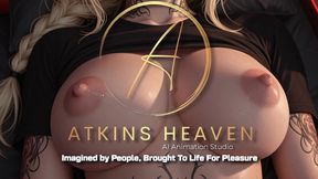 new waitress, old crush - hot tattooed babe gets fucked at work - [pov][virtual sex][ai]
