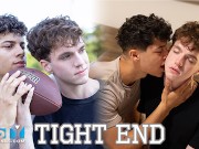 NastyTwinks - Tight End - Football Star Jordan Haze Plays Drills with Teammate Jayden and Falls For Him