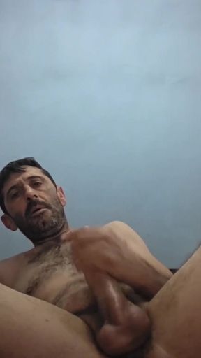 Guy with big cock masturbates   Clip 3