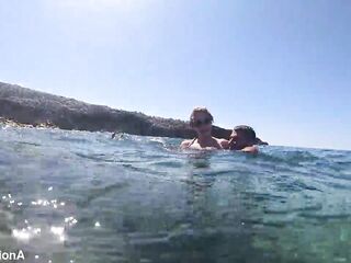UNDERWATER ANAL INVASION Cum eat Throat VOID URINE