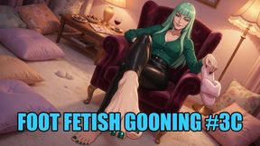 Foot Fetish Gooning #3C: Pampered Sole Eclipse (Animated, Music)