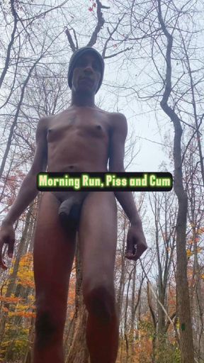 I got horny during my morning run and decided to bust a good nut