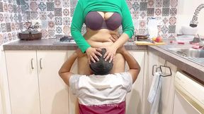 Big Booty Indian married wife pleasured by brother in law - Loud Moaning - Ass and Pussy Fingering