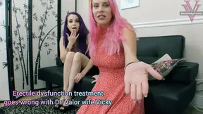 Erectile dysfunction treatment with Dr. Valora and your wife Vicky