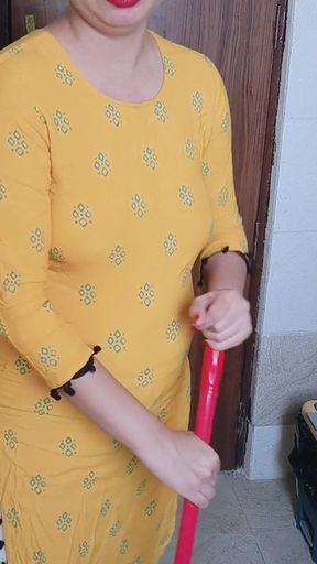 Indian Kamwali Sex with Boy for Stealing Money From Purse Hindi Audio