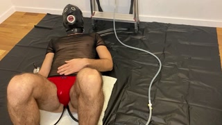 The impossible Cum Challenge #3 - Enema and Pee holding