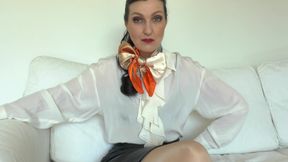 Sniffing Panties and Cumming! Lady Victoria Valente