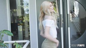 ”Skinny Natural Blonde Nella Jones Rides Cowgirl on Donnie Rock Hardcore”