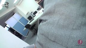 A female employee with beautiful legs and buttocks is promoted to a slave secretary!