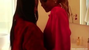 Suki From Asia Makes Heathera Lesbian Enjoyment Session