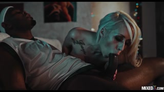 Huge BBC fucks hard spank and bang for blonde streaper exgirlfriend