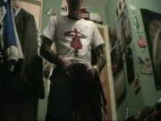 scally big cock jerk-off & cum mix